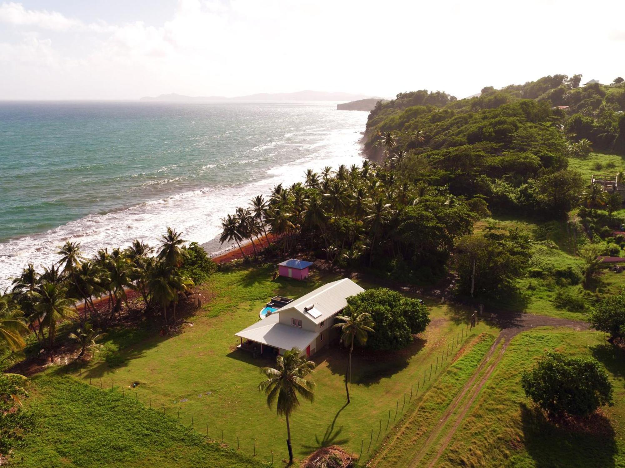 Maison D'O Baie De Saint-Jacques, Sur Une Plage Sauvage Sainte-Marie Esterno foto